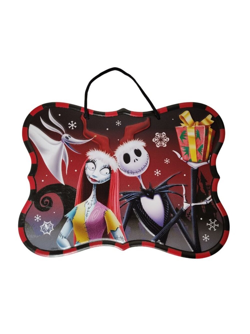Disneys The Nightmare Before Christmas Jack and Sally Metal Hanging Sign